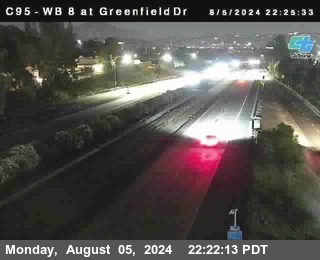 WB 8 at Greenfield Street