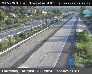 WB 8 at Greenfield Street