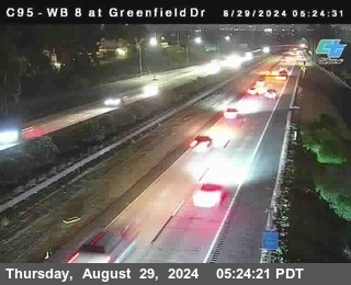 WB 8 at Greenfield Street