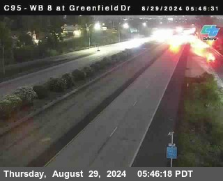 WB 8 at Greenfield Street