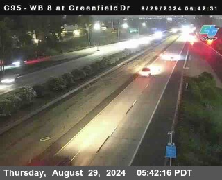 WB 8 at Greenfield Street