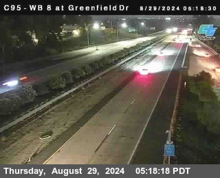 WB 8 at Greenfield Street