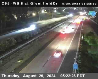 WB 8 at Greenfield Street