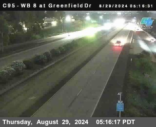 WB 8 at Greenfield Street