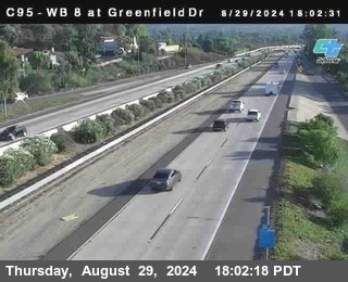 WB 8 at Greenfield Street