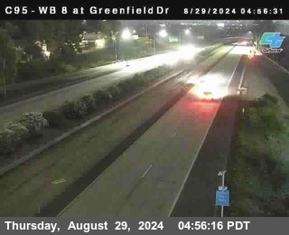 WB 8 at Greenfield Street