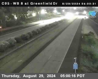 WB 8 at Greenfield Street