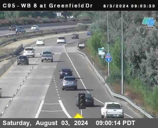 WB 8 at Greenfield Street