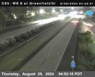 WB 8 at Greenfield Street