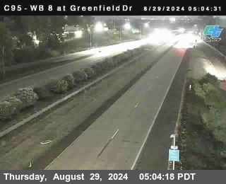 WB 8 at Greenfield Street