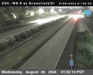 WB 8 at Greenfield Street