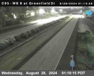 WB 8 at Greenfield Street