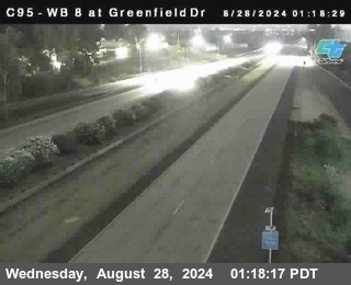 WB 8 at Greenfield Street