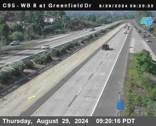 WB 8 at Greenfield Street