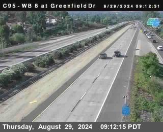 WB 8 at Greenfield Street