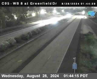 WB 8 at Greenfield Street