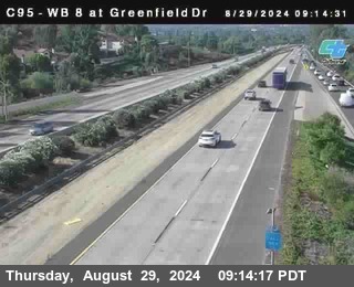 WB 8 at Greenfield Street