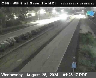 WB 8 at Greenfield Street