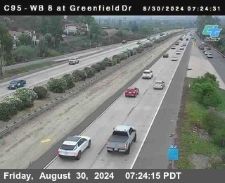 WB 8 at Greenfield Street