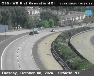 WB 8 at Greenfield Street