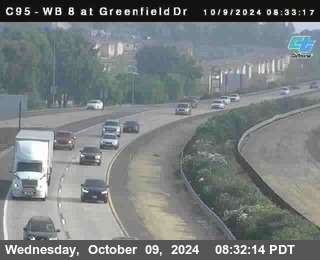 WB 8 at Greenfield Street