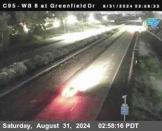 WB 8 at Greenfield Street