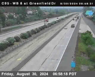 WB 8 at Greenfield Street