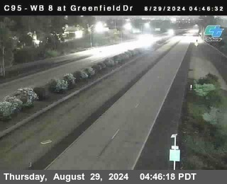 WB 8 at Greenfield Street