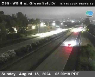 WB 8 at Greenfield Street