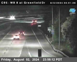 WB 8 at Greenfield Street