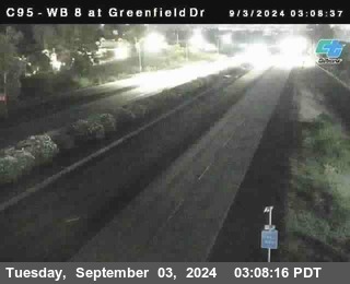 WB 8 at Greenfield Street