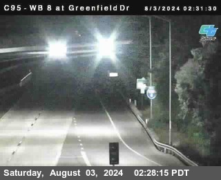 WB 8 at Greenfield Street