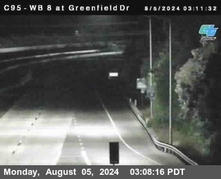 WB 8 at Greenfield Street