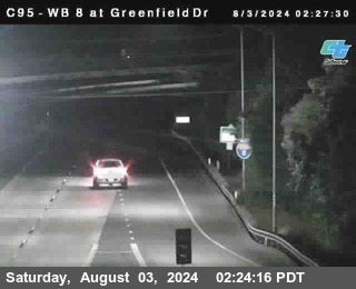 WB 8 at Greenfield Street