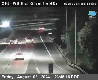 WB 8 at Greenfield Street