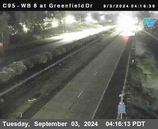 WB 8 at Greenfield Street