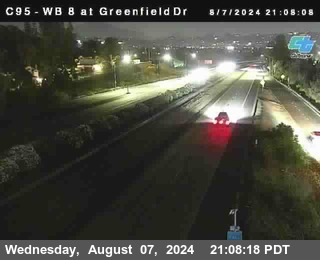 WB 8 at Greenfield Street