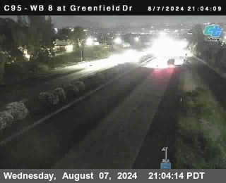 WB 8 at Greenfield Street