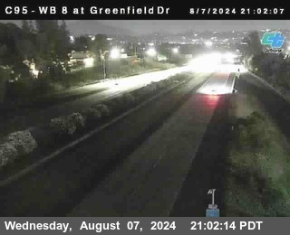 WB 8 at Greenfield Street