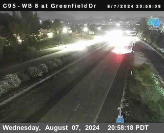 WB 8 at Greenfield Street