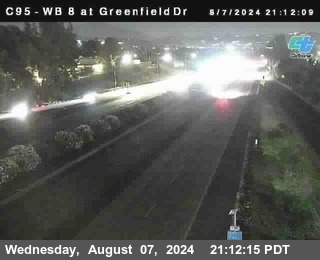 WB 8 at Greenfield Street