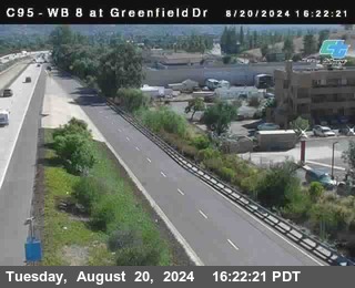 WB 8 at Greenfield Street