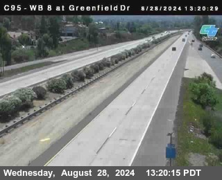 WB 8 at Greenfield Street