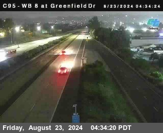 WB 8 at Greenfield Street