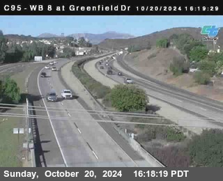 WB 8 at Greenfield Street