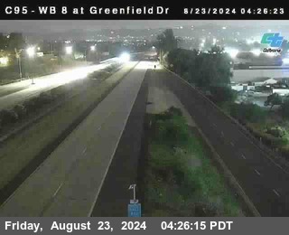 WB 8 at Greenfield Street