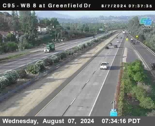 WB 8 at Greenfield Street