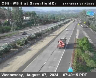 WB 8 at Greenfield Street