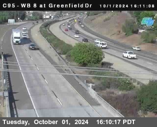 WB 8 at Greenfield Street