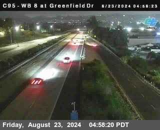 WB 8 at Greenfield Street